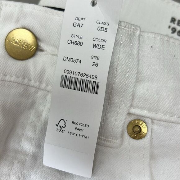 J. Crew CH680 White J.Crew: Slim-wide Jean For Women NWT - Picture 11 of 15